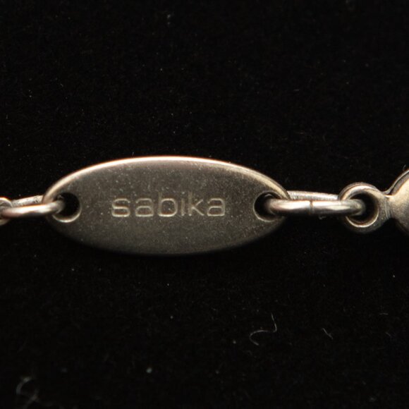 Sabika Swarovski Crystal Necklace Champagne Silver - Picture 7 of 10